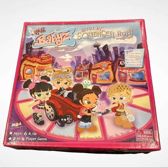 MGA Bratz Y2K 2005 Babyz Stylin' Scavenger Hunt Board Game Incomplete - Picture 5 of 11